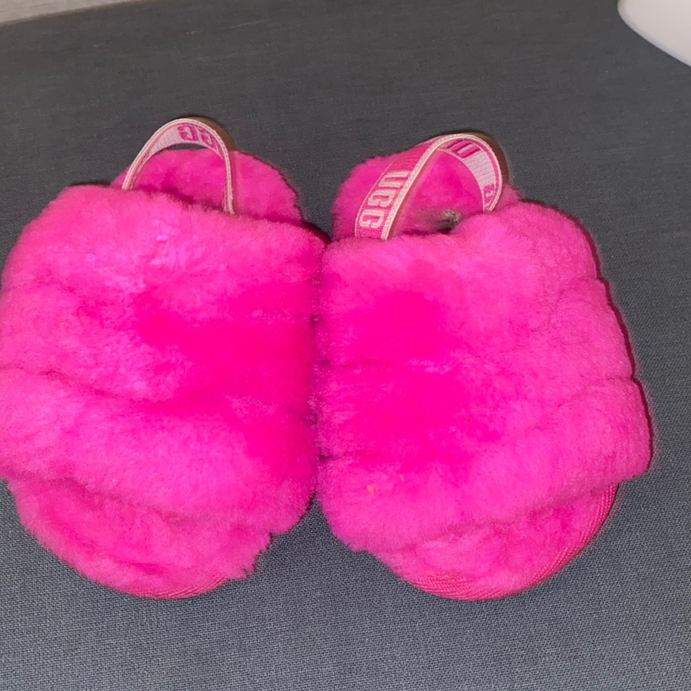 Girls' Fluff Yeah Slingback Shearling Slippers - Baby, Toddler